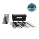 BIHUI PTSJG8 Switchable Notched Trowel Set
